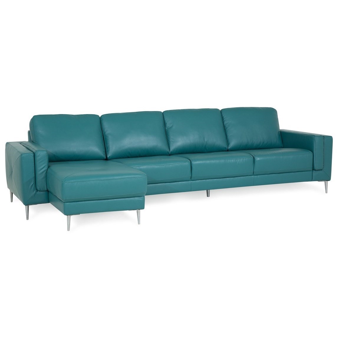 Palliser Zuri 7763113+16Dazzle Tropic Contemporary Chaise Sofa with